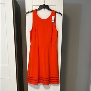 Banana Republic Orange Sleeveless Dress